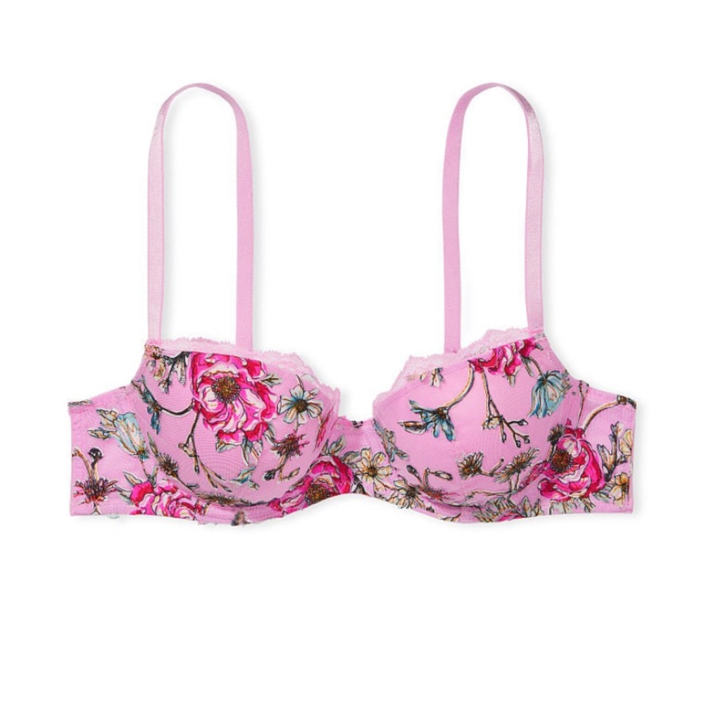 DREAM ANGELS Lightly-Lined Lace-up Demi Bra